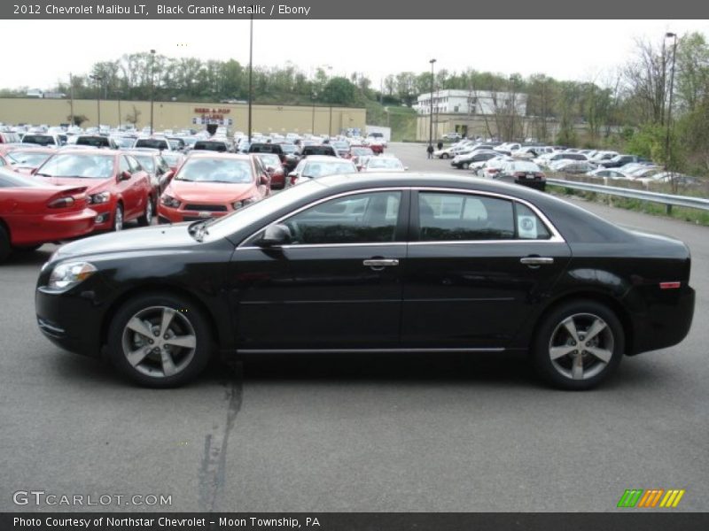 Black Granite Metallic / Ebony 2012 Chevrolet Malibu LT