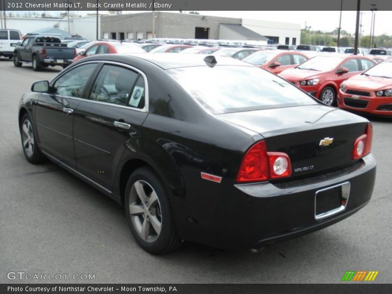 Black Granite Metallic / Ebony 2012 Chevrolet Malibu LT