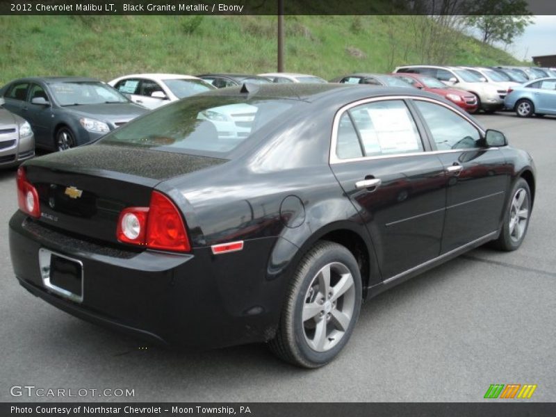 Black Granite Metallic / Ebony 2012 Chevrolet Malibu LT
