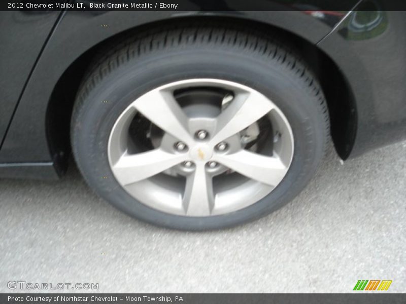 Black Granite Metallic / Ebony 2012 Chevrolet Malibu LT