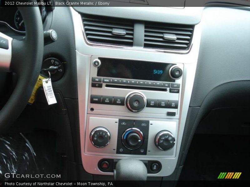 Black Granite Metallic / Ebony 2012 Chevrolet Malibu LT