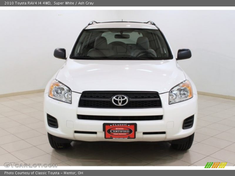 Super White / Ash Gray 2010 Toyota RAV4 I4 4WD