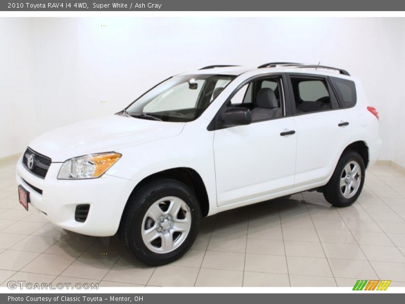 Super White / Ash Gray 2010 Toyota RAV4 I4 4WD
