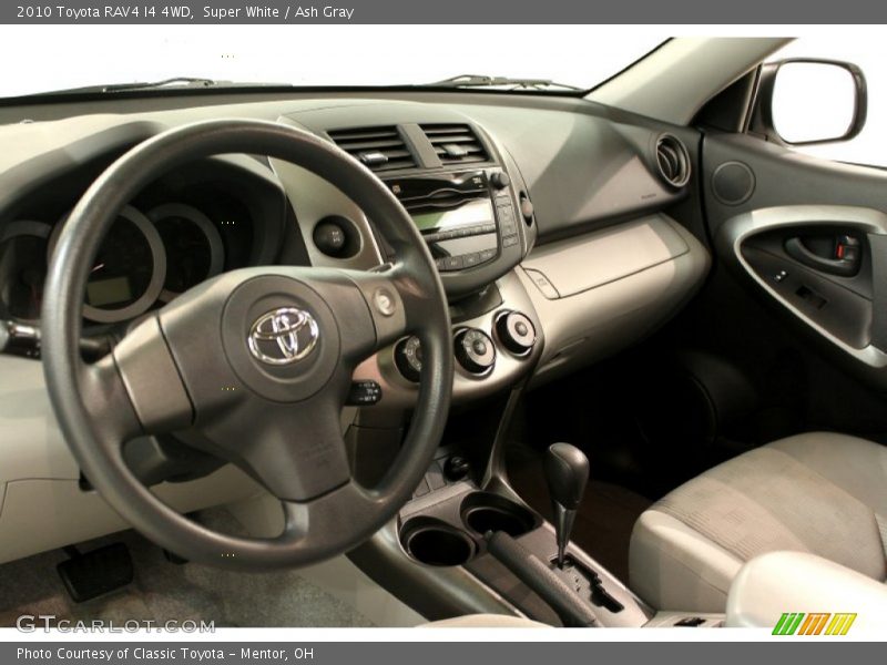 Super White / Ash Gray 2010 Toyota RAV4 I4 4WD