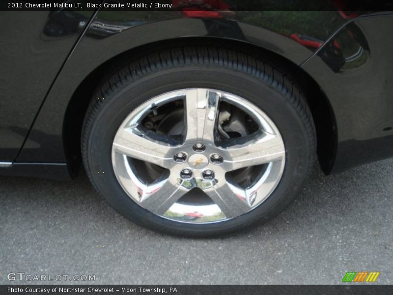 Black Granite Metallic / Ebony 2012 Chevrolet Malibu LT