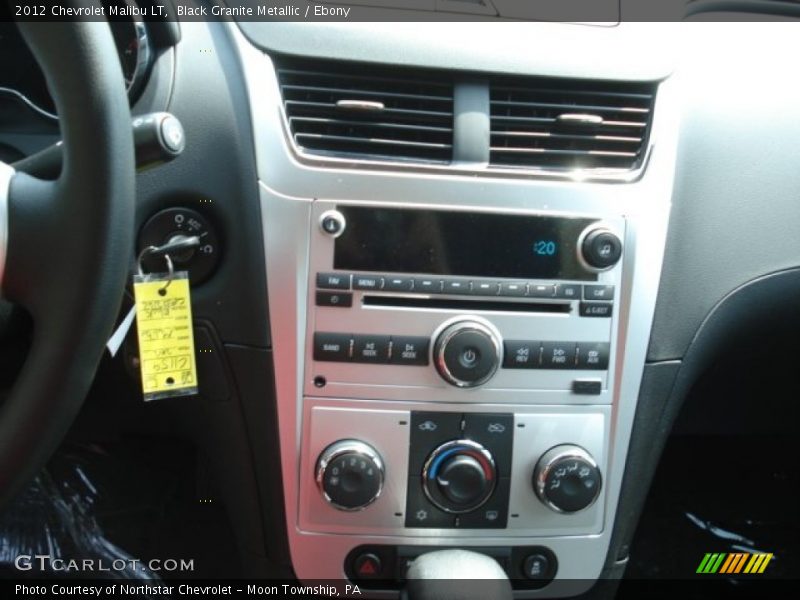 Black Granite Metallic / Ebony 2012 Chevrolet Malibu LT