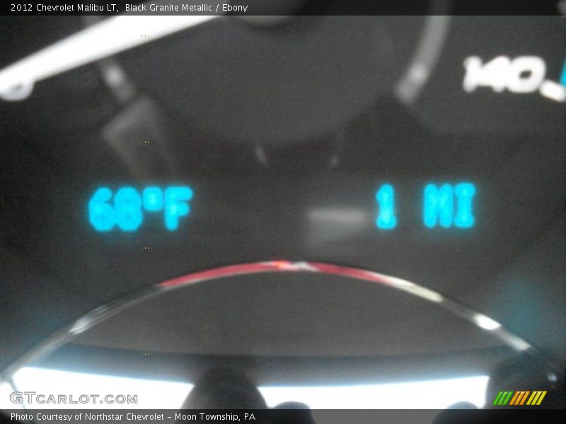 Black Granite Metallic / Ebony 2012 Chevrolet Malibu LT