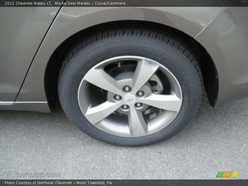 Mocha Steel Metallic / Cocoa/Cashmere 2012 Chevrolet Malibu LT