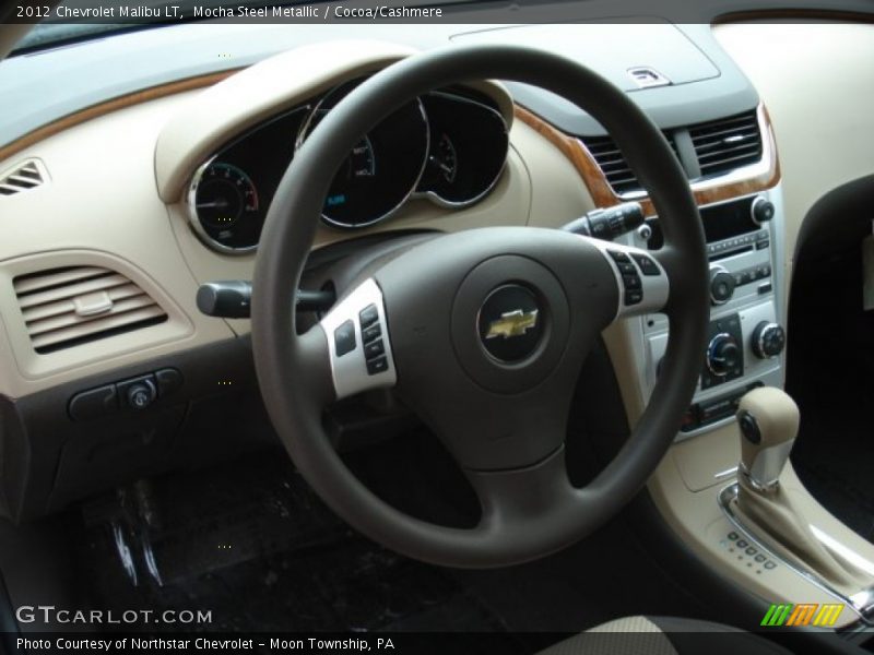 Mocha Steel Metallic / Cocoa/Cashmere 2012 Chevrolet Malibu LT