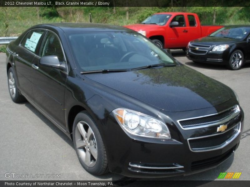 Black Granite Metallic / Ebony 2012 Chevrolet Malibu LT