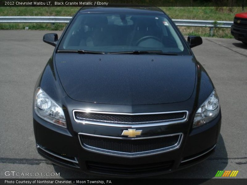 Black Granite Metallic / Ebony 2012 Chevrolet Malibu LT