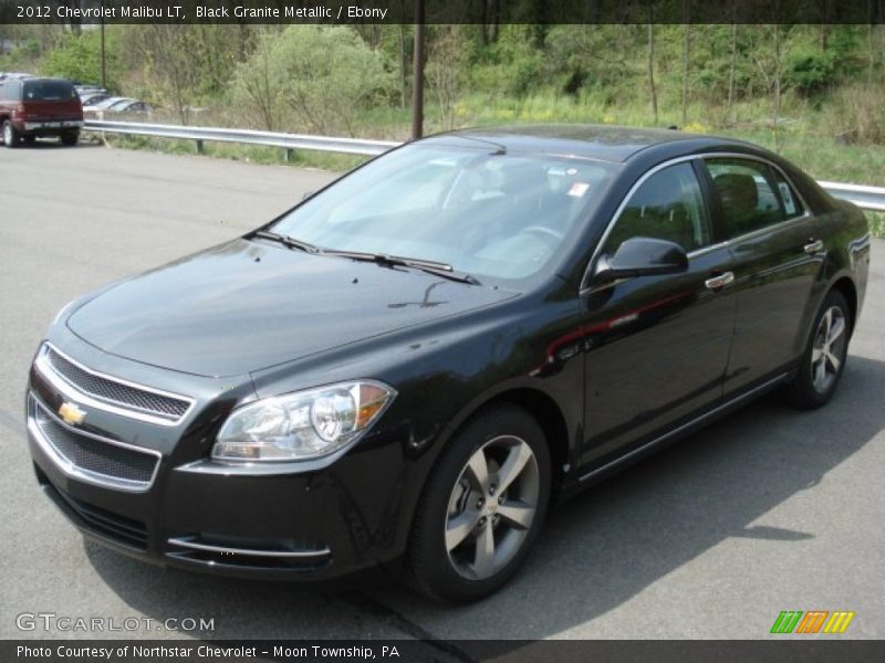 Black Granite Metallic / Ebony 2012 Chevrolet Malibu LT
