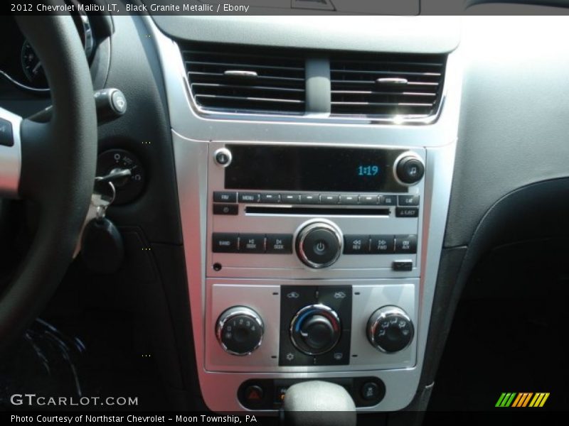 Black Granite Metallic / Ebony 2012 Chevrolet Malibu LT