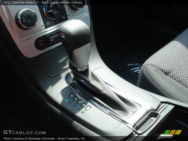 Black Granite Metallic / Ebony 2012 Chevrolet Malibu LT