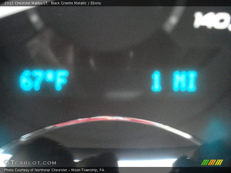 Black Granite Metallic / Ebony 2012 Chevrolet Malibu LT