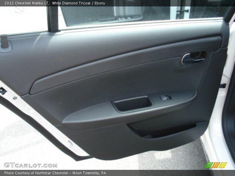 White Diamond Tricoat / Ebony 2012 Chevrolet Malibu LT