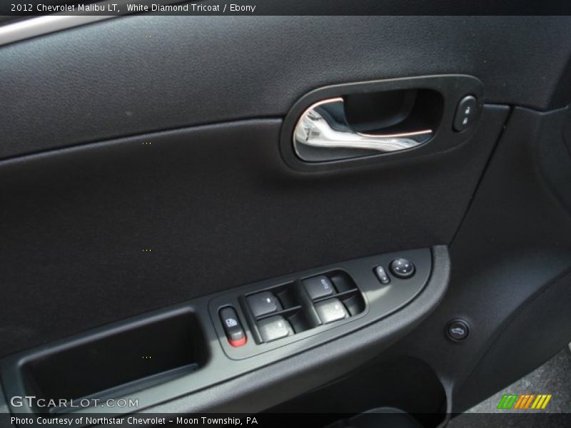 White Diamond Tricoat / Ebony 2012 Chevrolet Malibu LT