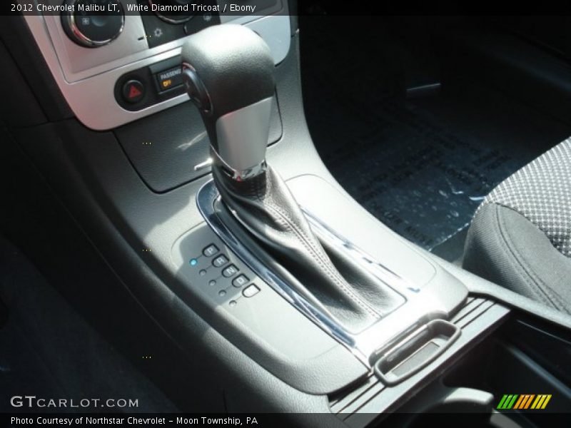 White Diamond Tricoat / Ebony 2012 Chevrolet Malibu LT