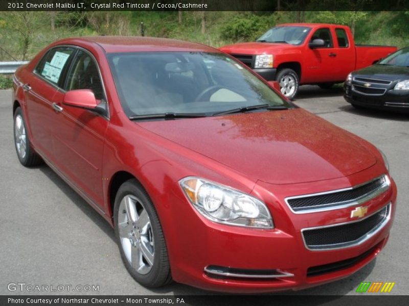 Crystal Red Tintcoat / Cocoa/Cashmere 2012 Chevrolet Malibu LT