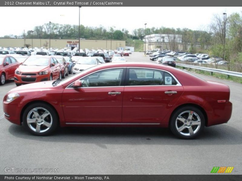 Crystal Red Tintcoat / Cocoa/Cashmere 2012 Chevrolet Malibu LT