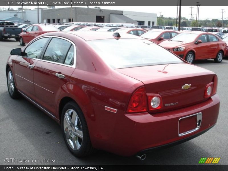 Crystal Red Tintcoat / Cocoa/Cashmere 2012 Chevrolet Malibu LT