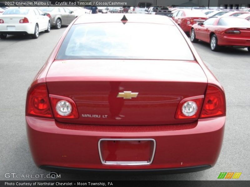 Crystal Red Tintcoat / Cocoa/Cashmere 2012 Chevrolet Malibu LT