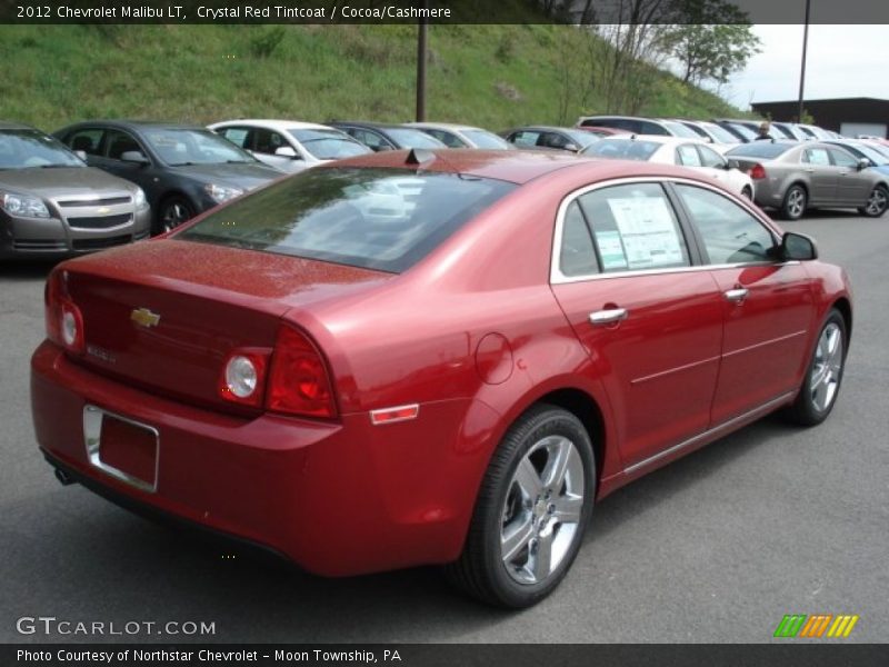 Crystal Red Tintcoat / Cocoa/Cashmere 2012 Chevrolet Malibu LT