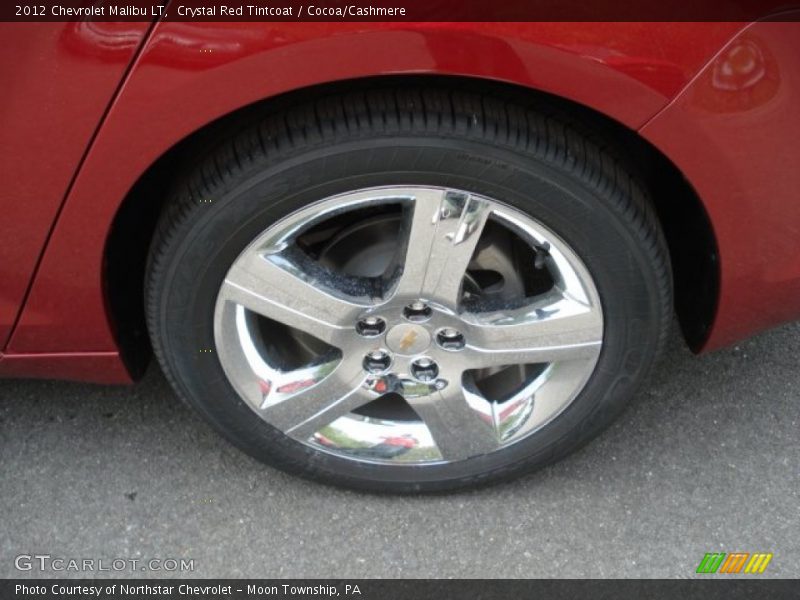 Crystal Red Tintcoat / Cocoa/Cashmere 2012 Chevrolet Malibu LT