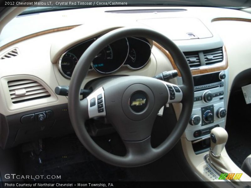Crystal Red Tintcoat / Cocoa/Cashmere 2012 Chevrolet Malibu LT