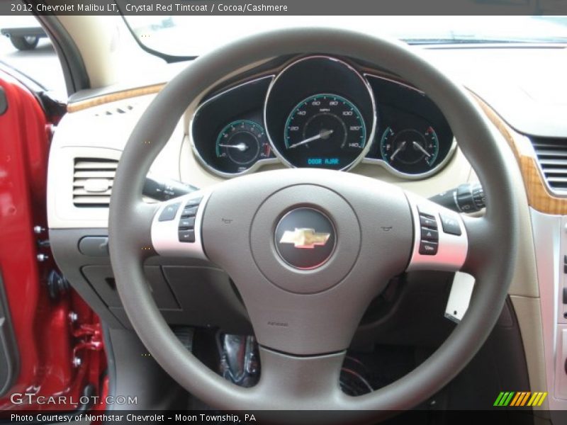 Crystal Red Tintcoat / Cocoa/Cashmere 2012 Chevrolet Malibu LT