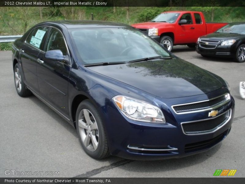 Imperial Blue Metallic / Ebony 2012 Chevrolet Malibu LT