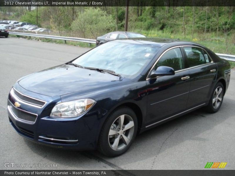 Imperial Blue Metallic / Ebony 2012 Chevrolet Malibu LT