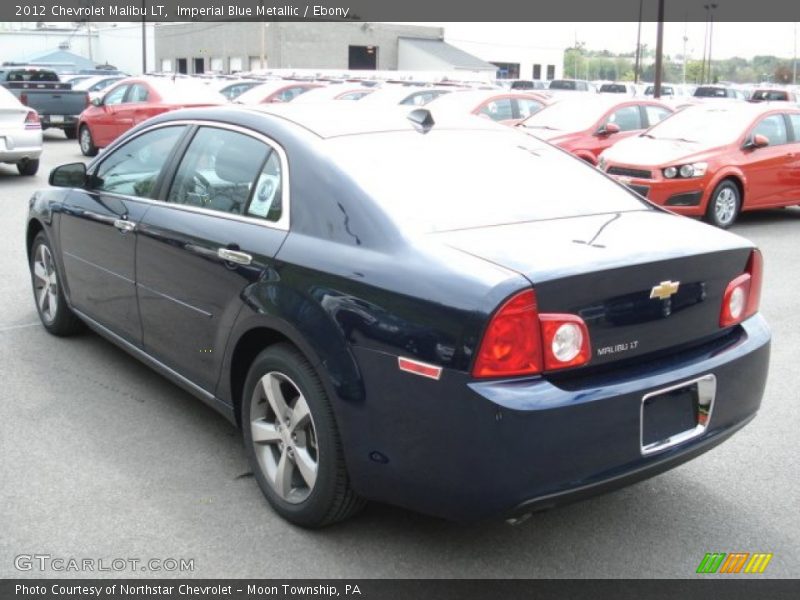 Imperial Blue Metallic / Ebony 2012 Chevrolet Malibu LT