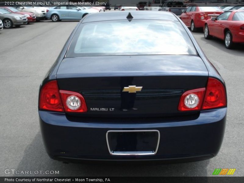Imperial Blue Metallic / Ebony 2012 Chevrolet Malibu LT