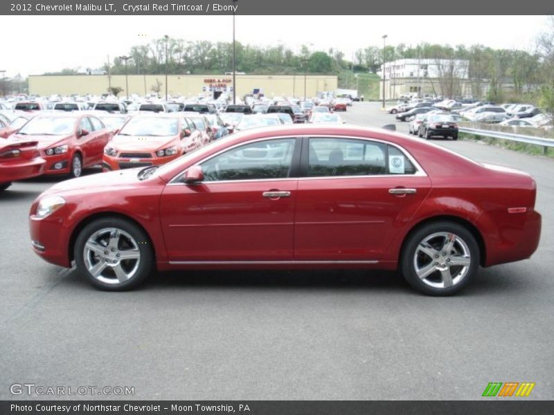 Crystal Red Tintcoat / Ebony 2012 Chevrolet Malibu LT