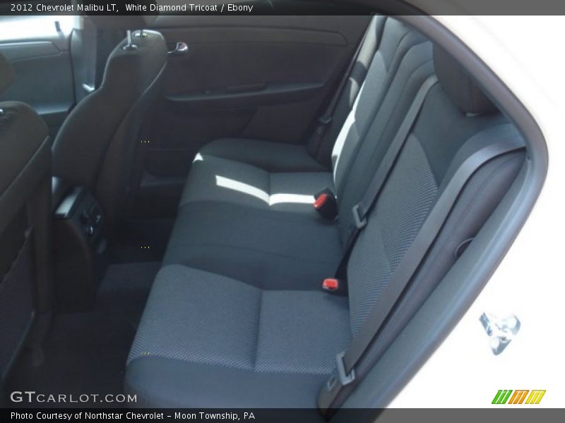 White Diamond Tricoat / Ebony 2012 Chevrolet Malibu LT