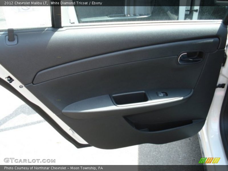White Diamond Tricoat / Ebony 2012 Chevrolet Malibu LT