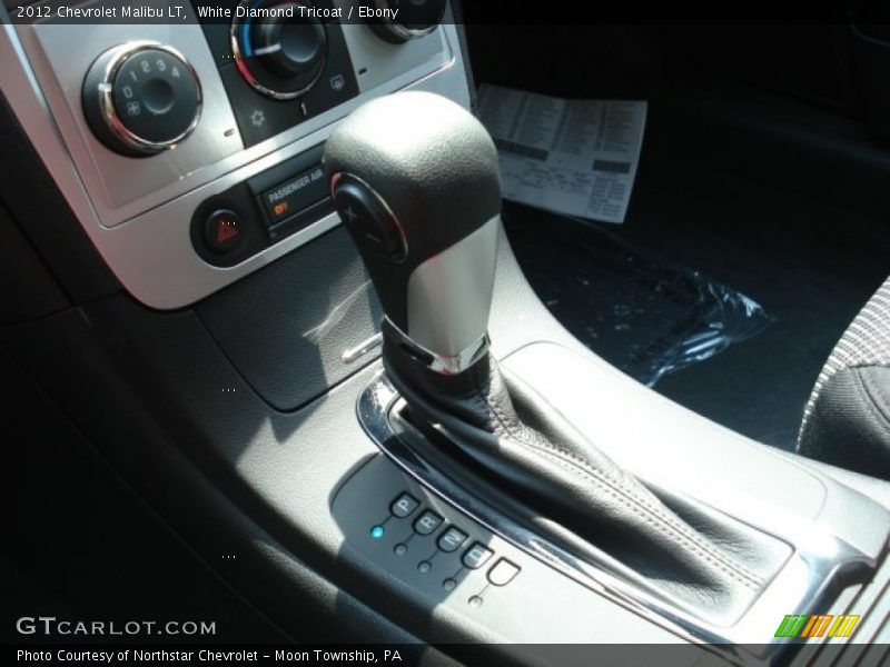 White Diamond Tricoat / Ebony 2012 Chevrolet Malibu LT