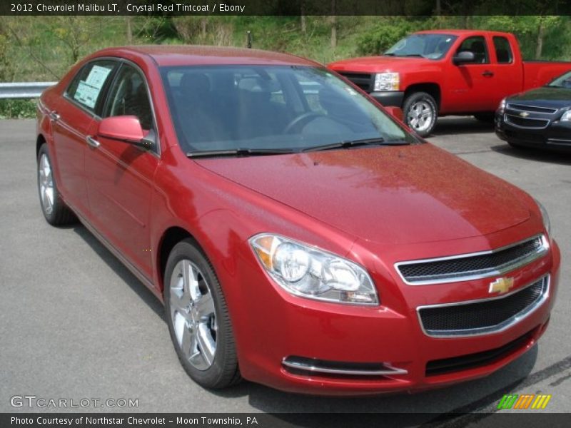 Crystal Red Tintcoat / Ebony 2012 Chevrolet Malibu LT