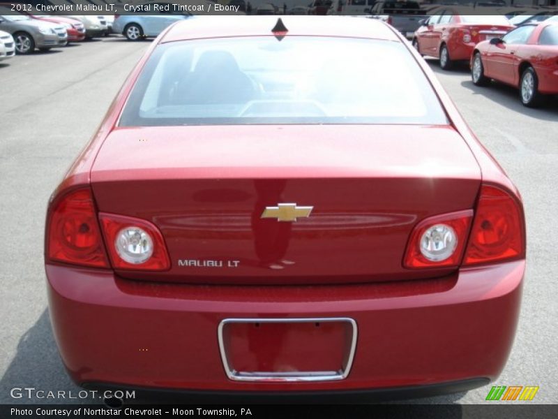 Crystal Red Tintcoat / Ebony 2012 Chevrolet Malibu LT