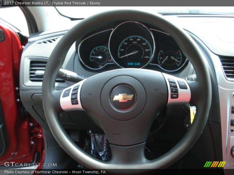 Crystal Red Tintcoat / Ebony 2012 Chevrolet Malibu LT
