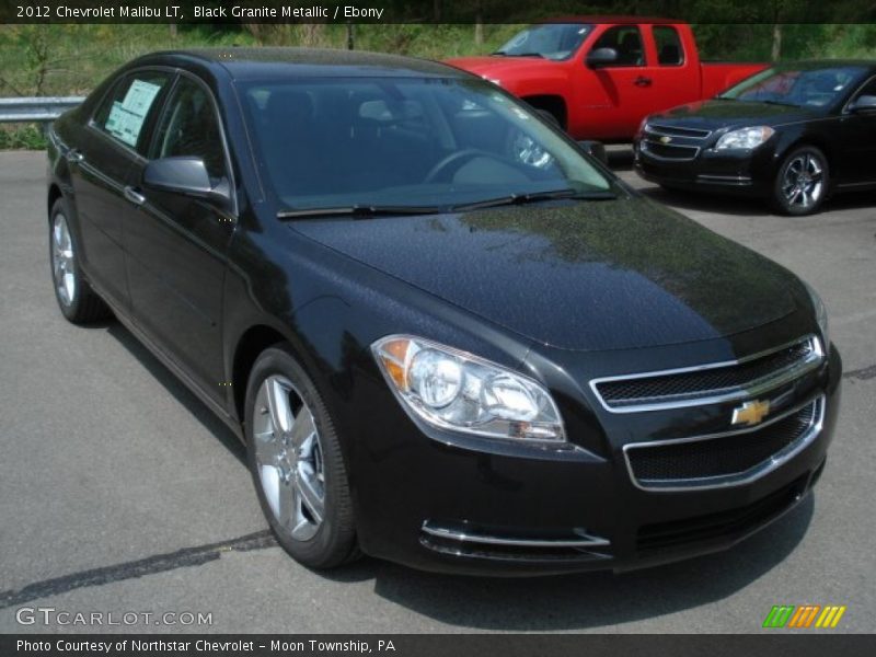 Black Granite Metallic / Ebony 2012 Chevrolet Malibu LT