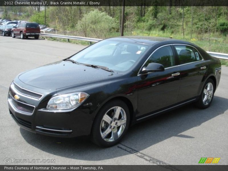 Black Granite Metallic / Ebony 2012 Chevrolet Malibu LT