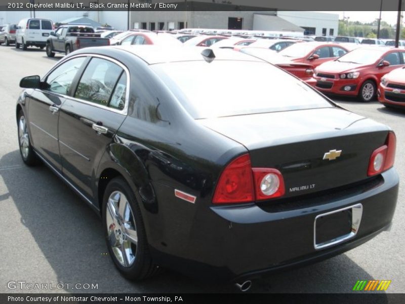 Black Granite Metallic / Ebony 2012 Chevrolet Malibu LT