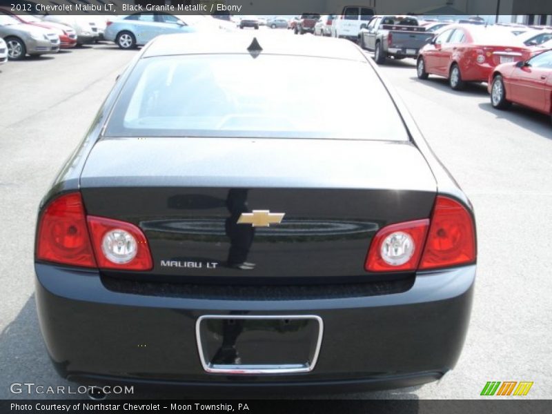 Black Granite Metallic / Ebony 2012 Chevrolet Malibu LT