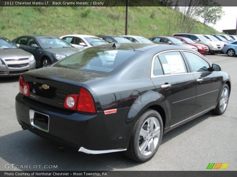 Black Granite Metallic / Ebony 2012 Chevrolet Malibu LT