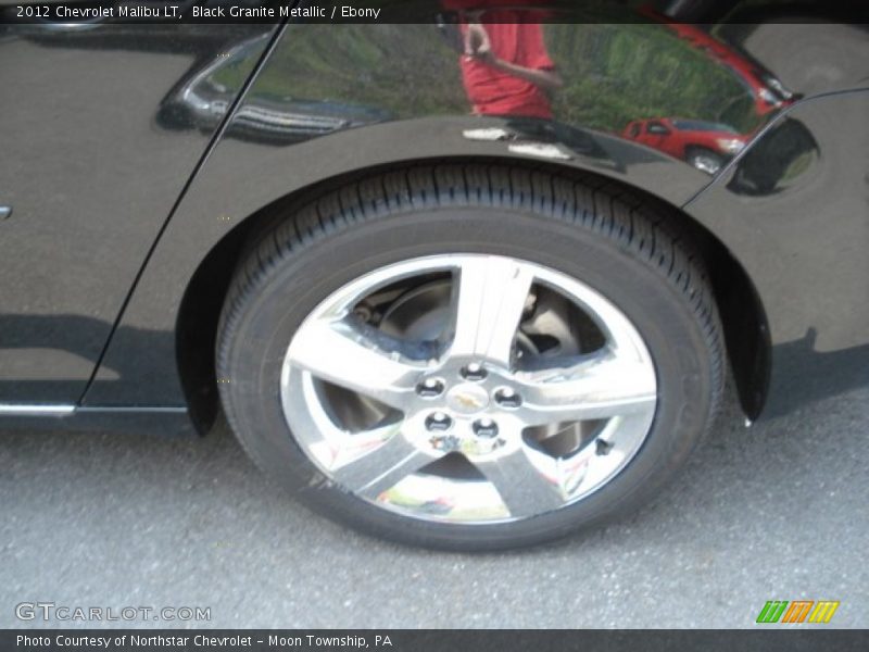 Black Granite Metallic / Ebony 2012 Chevrolet Malibu LT