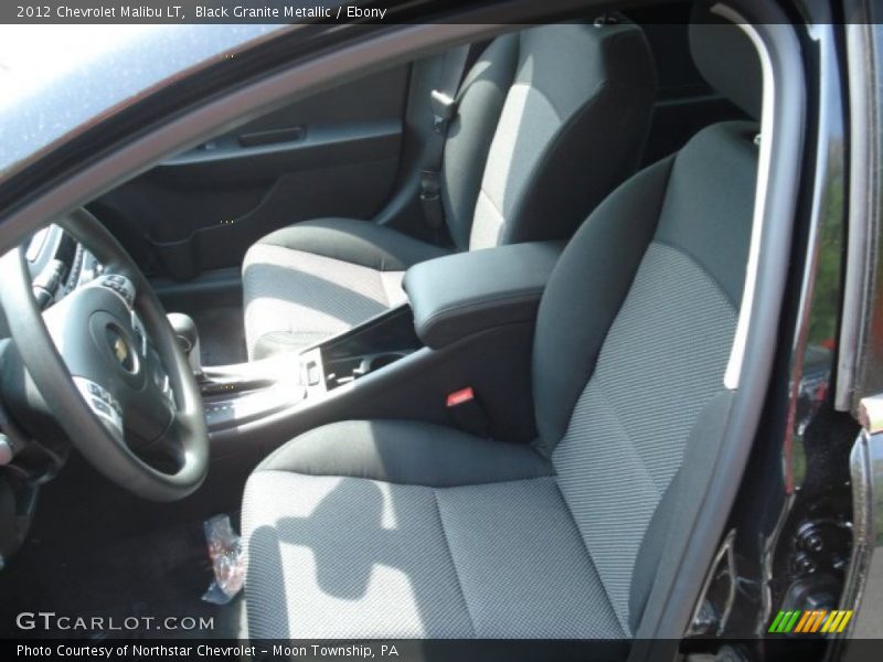 Black Granite Metallic / Ebony 2012 Chevrolet Malibu LT