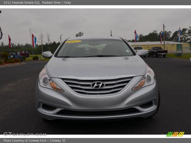 Radiant Silver / Gray 2012 Hyundai Sonata GLS