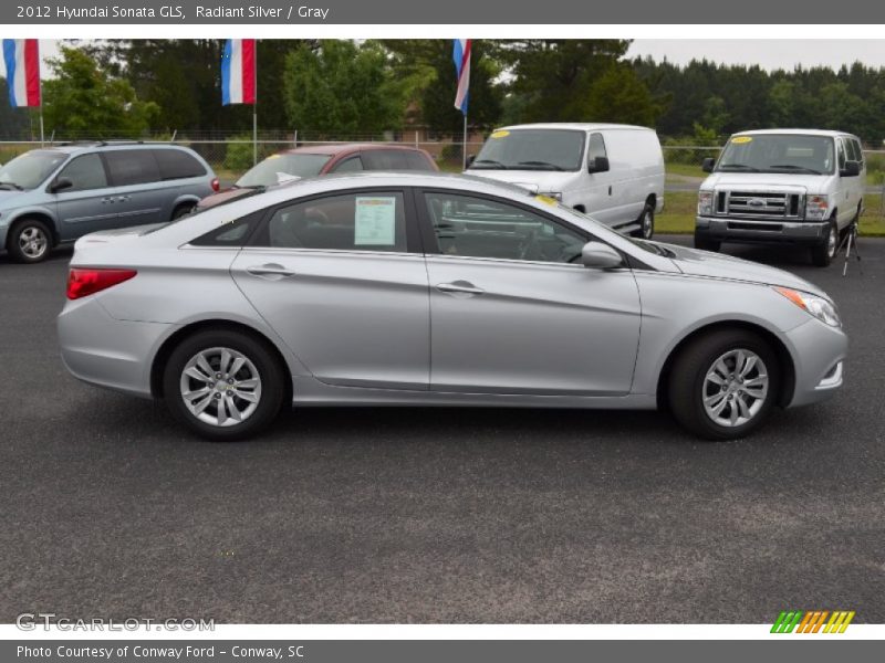 Radiant Silver / Gray 2012 Hyundai Sonata GLS